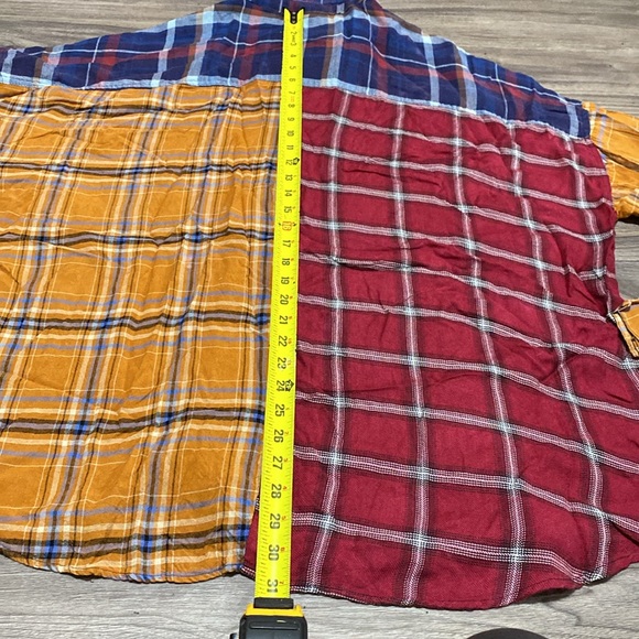 Romantic Gypsy Women's Plus Size Plaid Button Down Top Size 3X - Picture 8 of 11